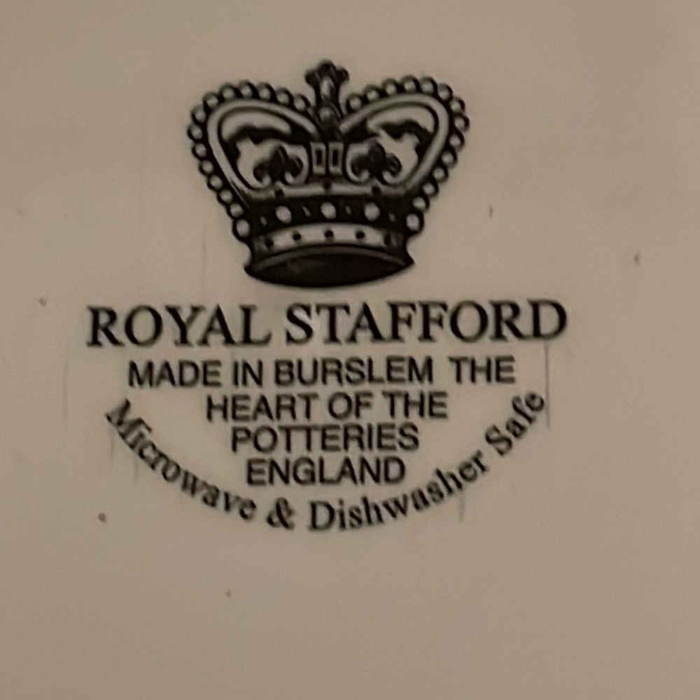 "Till Death do us part" Skulls Dinner Plate by Royal Stafford. - Picture 3 of 4
